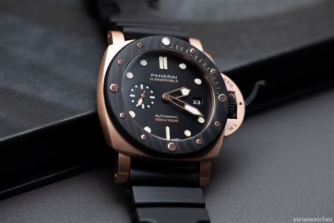 panerai gold submersible